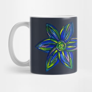 Blue Flower Mug